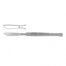 Dissecting Knife / Opreating Knife With Metal Handle Stainless Steel, 15 cm - 6" Blade Size 30 mm